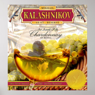 Poster AK-47  Chardonnay