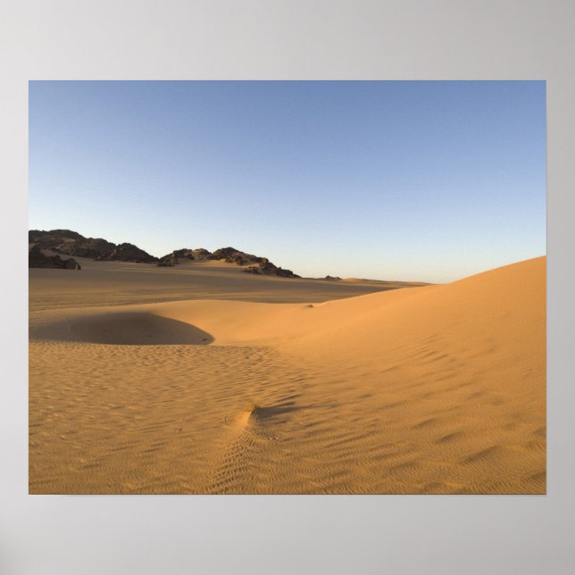 Poster Akakus, deserto do Saara, Fezzan, Líbia. (Frente)