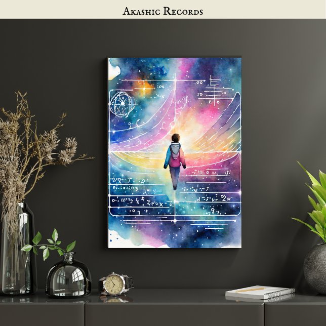 Poster Akashic Records Astral Viagem OBE Lucid Dreaming (Criador carregado)