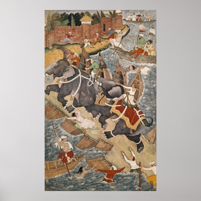 Poster Akbar Tames the Savage Elephant, Hawa'i (Frente)