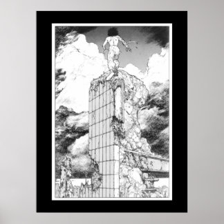 Poster Akira Shima Tetsuo Manga