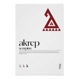 Pôster Akrep (Escorpião) Poster de Motif Turco