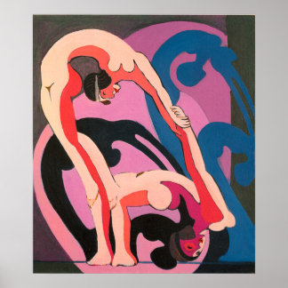 Pôster Akrobatenpaar Plastik