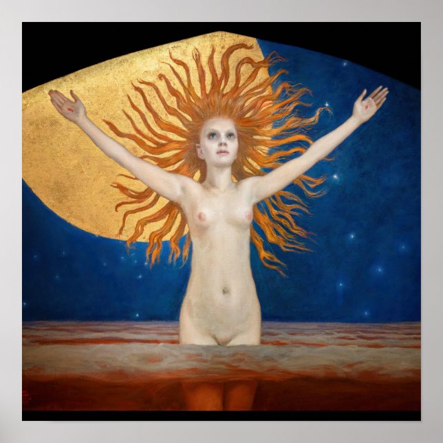 Poster Akseli Gallen-Kallela - Ad Astra (Frente)