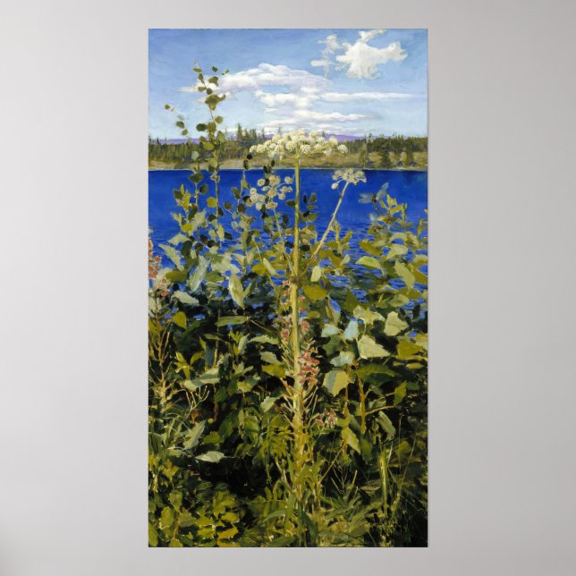 Poster Akseli Gallen-Kallela - Angélica Selvagem (Frente)