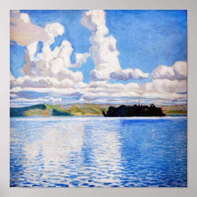 Poster Akseli Gallen-Kallela - Cloud Towers (Frente)