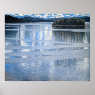 Poster Akseli Gallen-Kallela - Lago Keitele
