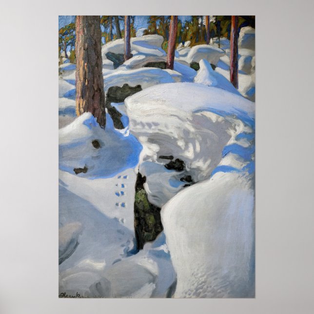 Poster Akseli Gallen-Kallela - Leão do Lynx (Frente)