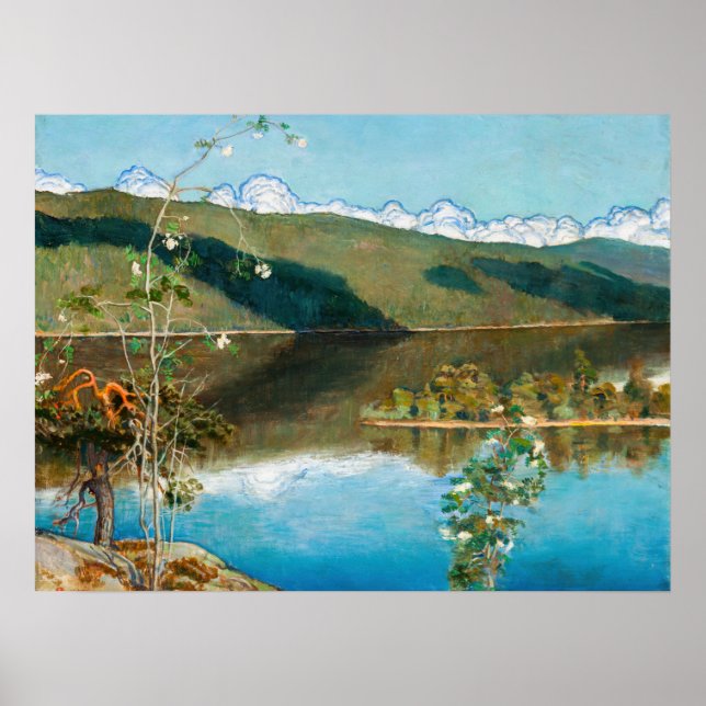 Poster Akseli Gallen-Kallela - Nuvens de Trovoada no Hori (Frente)