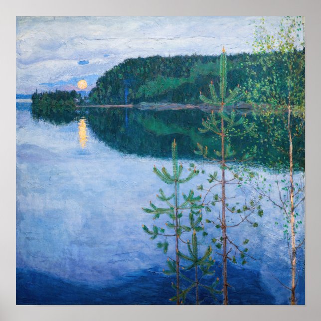 Poster Akseli Gallen-Kallela - Primavera Night (Frente)