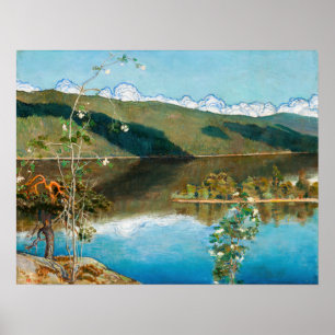 Poster Akseli Gallen-Kallela - Thunderclouds no Horizonte