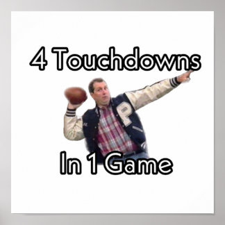 Poster Al Bundy 4 Touchdowns em 1 Jogo