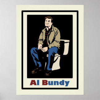 Poster Al Bundy no banheiro Casado com crianças