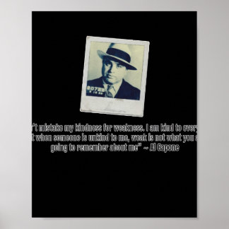 Poster Al Capone Cote
