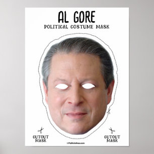 Poster Al Gore Costume Mask