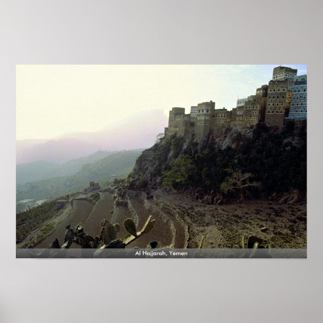 Poster Al Hajjarah, Iémen (Frente)
