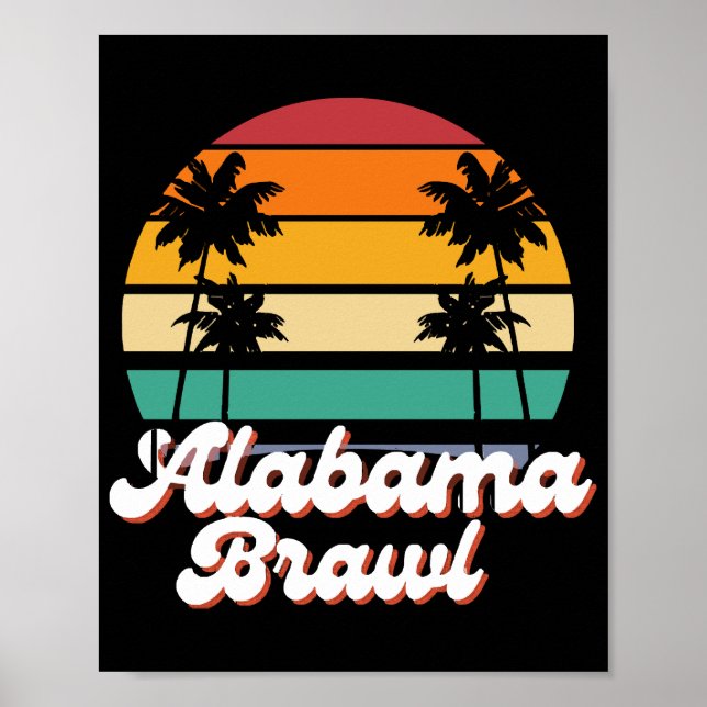 Poster Alabama Brawl (Frente)