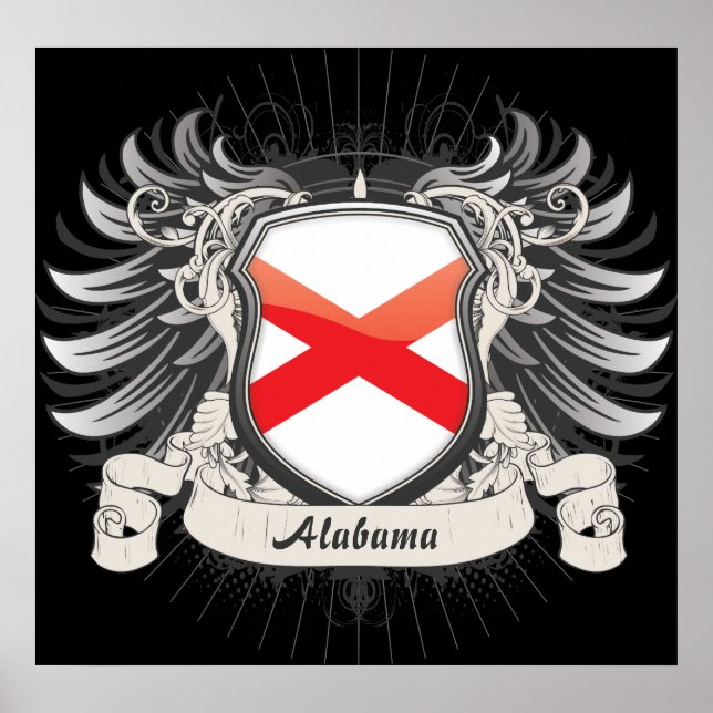 Pôster Alabama Crest (Frente)