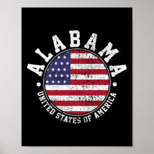 Poster Alabama Vintage