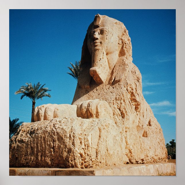 Pôster Alabaster Sphinx, New Kingdom (Frente)