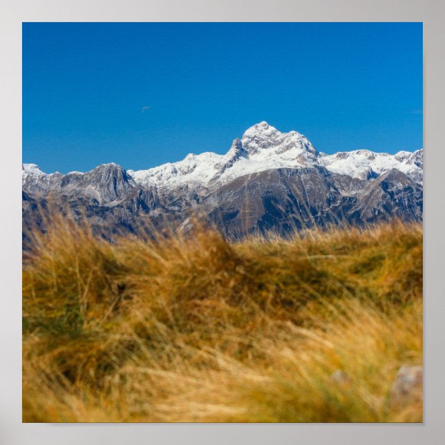 Poster Alameda majestosa Triglav, Eslovênia (Frente)