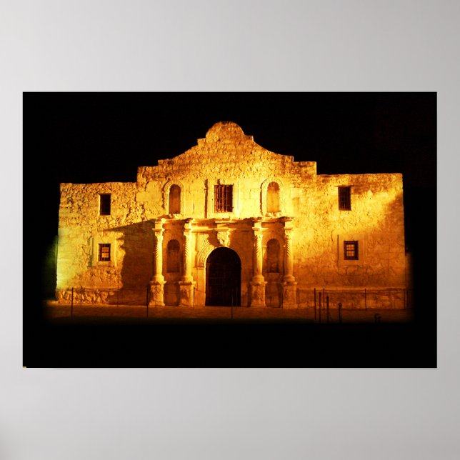 Pôster Alamo, San Antonio, Texas (Frente)