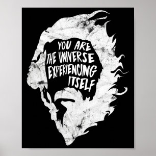Poster Alan Watts você é o Universo experimentando a si m