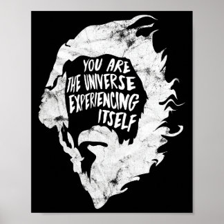 Poster Alan Watts você é o Universo experimentando a si m