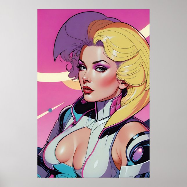 Poster Alarme de dois tons na Agência Espacial Ken Gage (Frente)