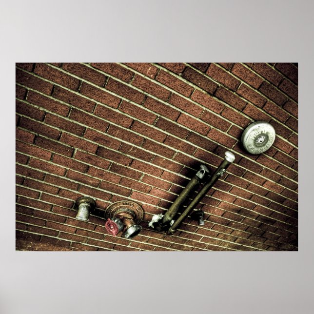 Pôster Alarme de incêndio (Frente)