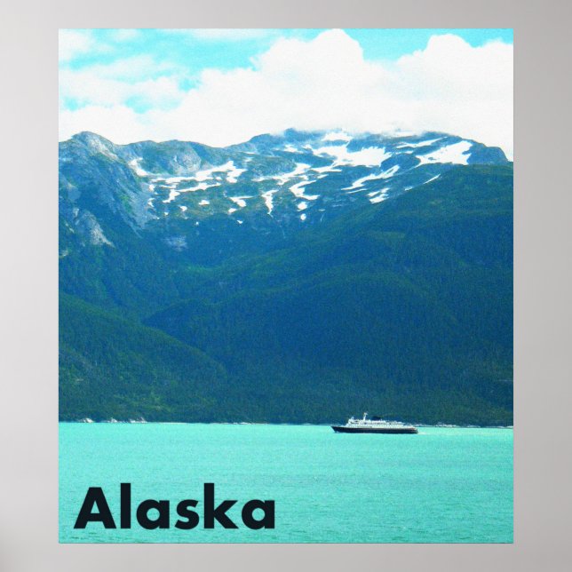 Poster Alaska Ferry (Frente)