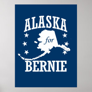 PÔSTER ALASKA PARA BERNIE SANDERS