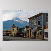 Alaska Skagway Town Building Photo