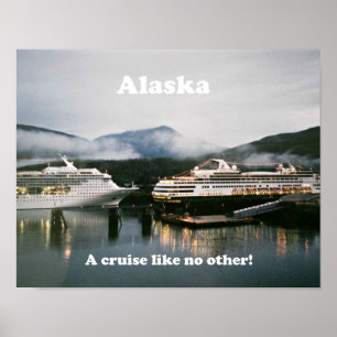 Pôster Alaska, um cruzeiro como nenhum outro.