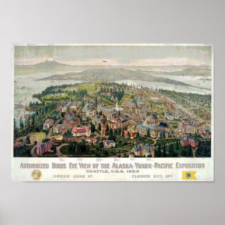 Poster Alaska-Yukon-Pacific Exposition 1909