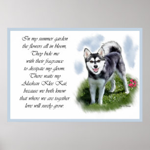Pôster Alaskan Klee Kai Art