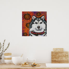 POSTER ALASKAN MALAMUTE