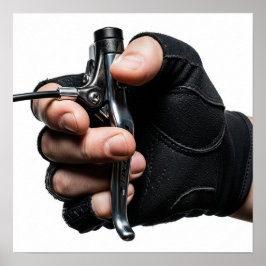 Poster Alavanca Do Travão De Bicicleta