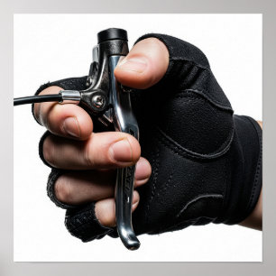 Poster Alavanca Do Travão De Bicicleta