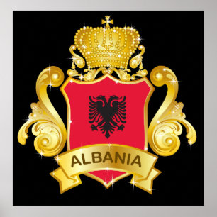 Poster Albânia Dourado