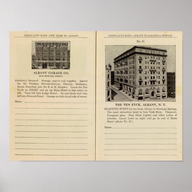 Pôster Albany Garage The Ten Eyck (Frente)