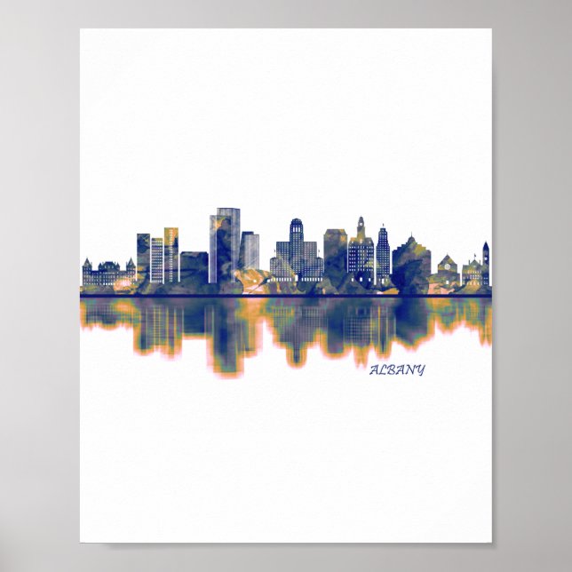 Poster Albany Skyline (Frente)