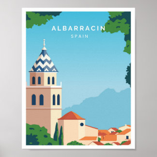 Poster Albarracin Espanha