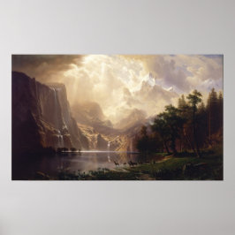 Pôster Albert Bierstadt - Entre Sierra Nevada
