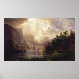 Pôster Albert Bierstadt - Entre Sierra Nevada