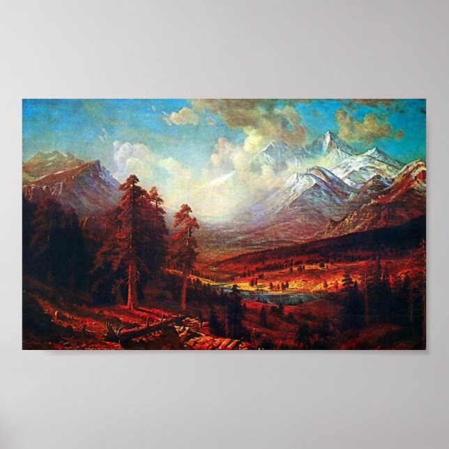 Poster Albert Bierstadt-Estes Park (Frente)