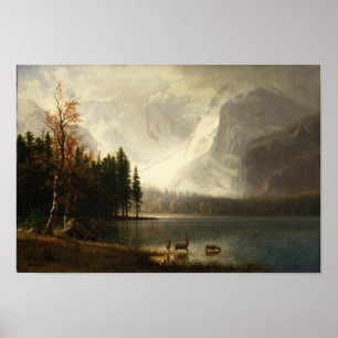Poster Albert Bierstadt Estes Park Colorado Whyte's Lake