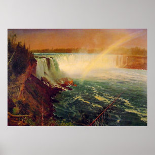 Pôster Albert Bierstadt, Niagara Falls.