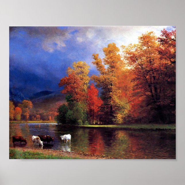 Poster Albert Bierstadt - No Saco (Frente)