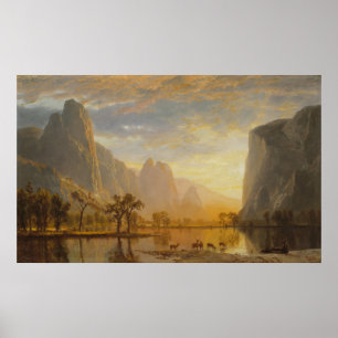 Poster Albert Bierstadt - Vale do Yosemite
